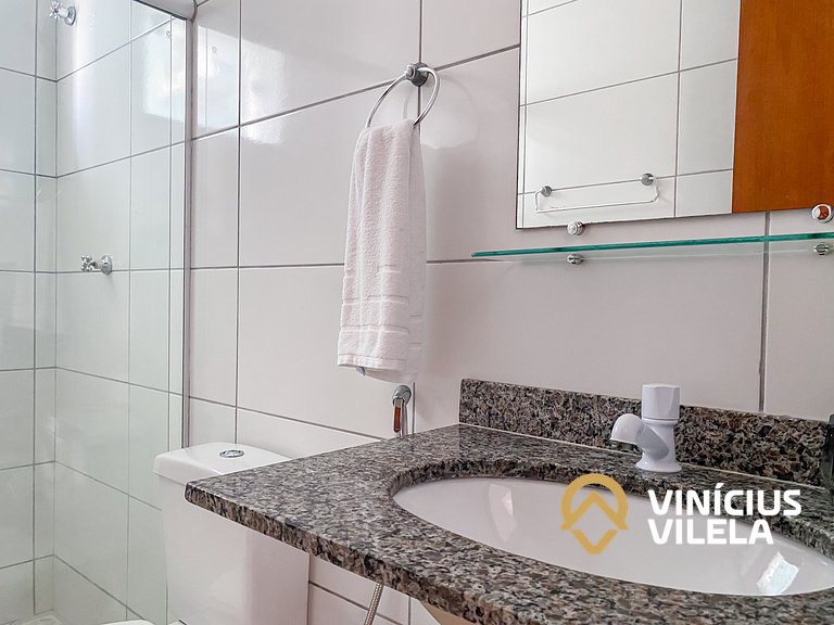 Apê Terreo 2Q+AR prox. Barraca Gaúcho(com piscina)