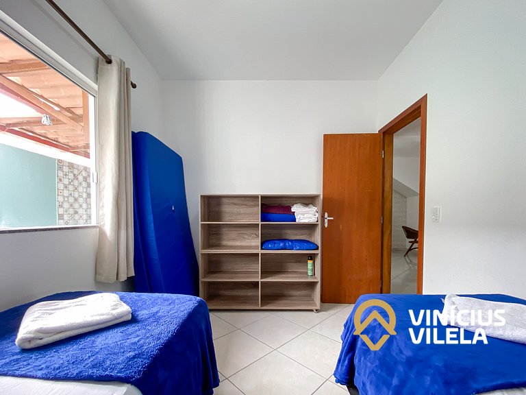 Apê Terreo 2Q+AR prox. Barraca Gaúcho(com piscina)