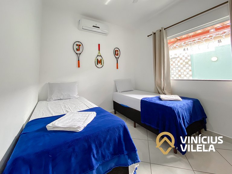 Apê Terreo 2Q+AR prox. Barraca Gaúcho(com piscina)