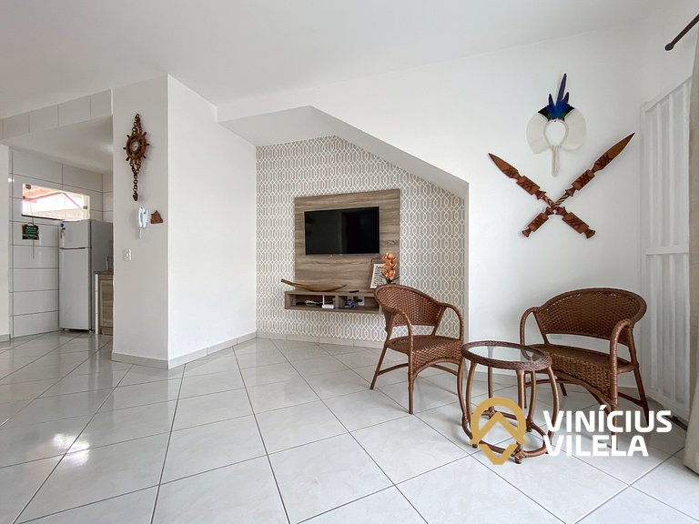 Apê Terreo 2Q+AR prox. Barraca Gaúcho(com piscina)