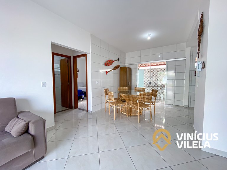 Apê Terreo 2Q+AR prox. Barraca Gaúcho(com piscina)