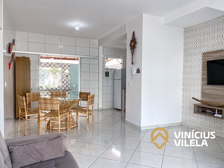 Apê Terreo 2Q+AR prox. Barraca Gaúcho(com piscina)