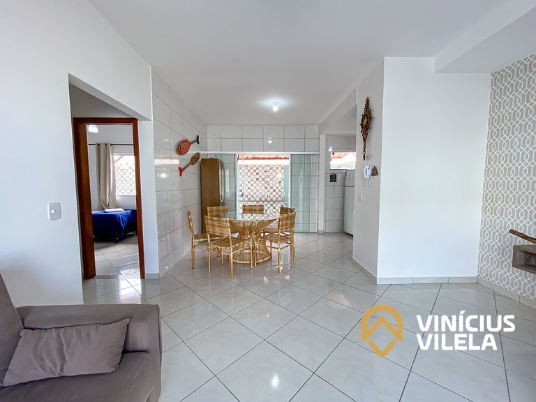 Apê Terreo 2Q+AR prox. Barraca Gaúcho(com piscina)
