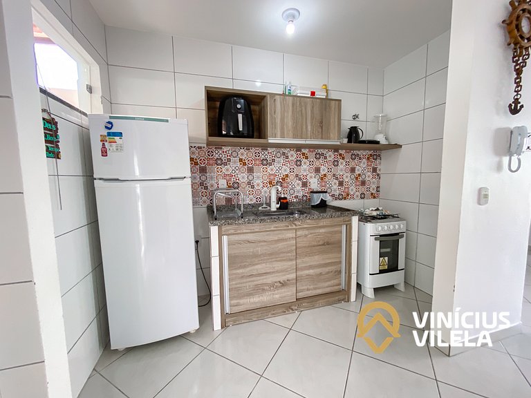 Apê Terreo 2Q+AR prox. Barraca Gaúcho(com piscina)