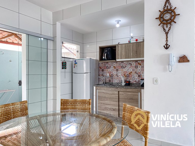 Apê Terreo 2Q+AR prox. Barraca Gaúcho(com piscina)