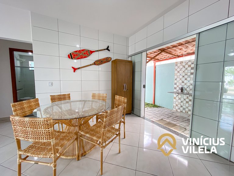 Apê Terreo 2Q+AR prox. Barraca Gaúcho(com piscina)