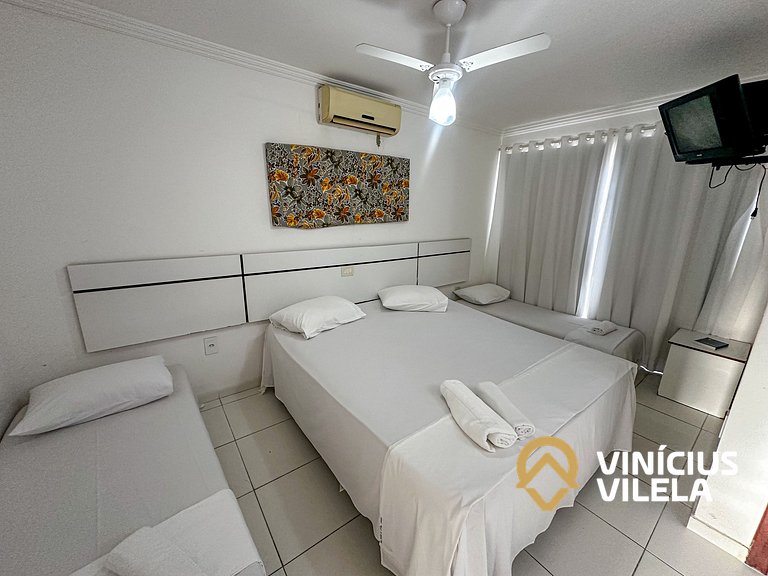 Taperapuã | Flat com Piscina e Sauna