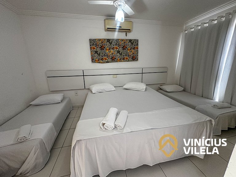 Taperapuã | Flat com Piscina e Sauna