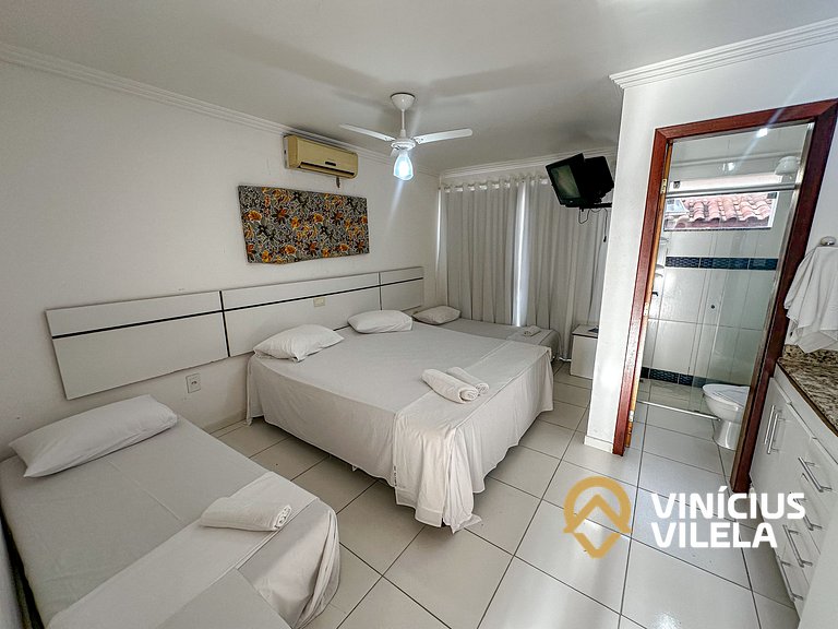 Taperapuã | Flat com Piscina e Sauna