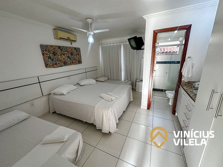Taperapuã | Flat com Piscina e Sauna