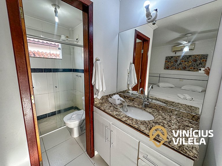 Taperapuã | Flat com Piscina e Sauna