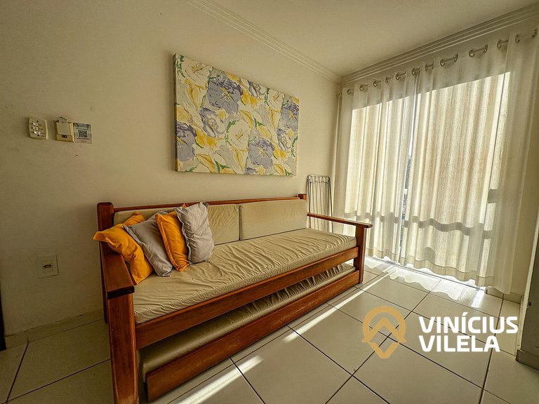 Taperapuã | Flat com Piscina e Sauna