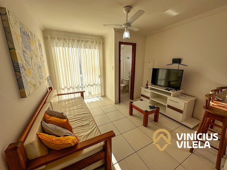 Taperapuã | Flat com Piscina e Sauna