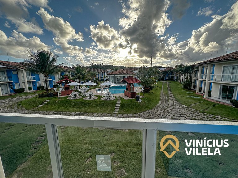 Taperapuã | Flat com Piscina e Sauna