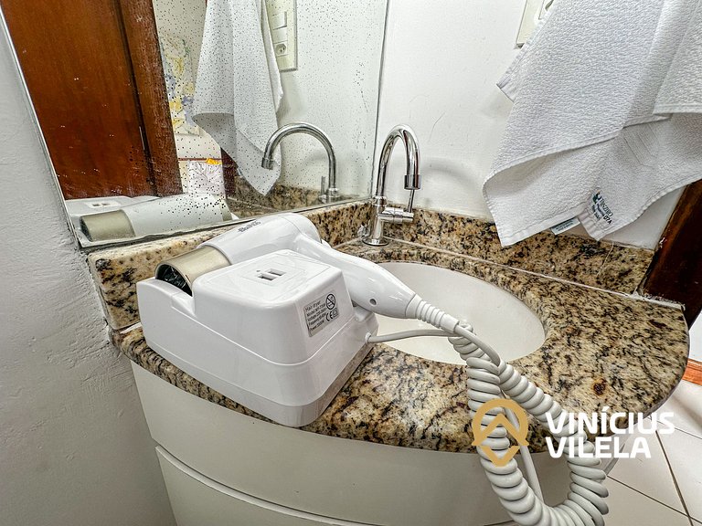Taperapuã | Flat com Piscina e Sauna