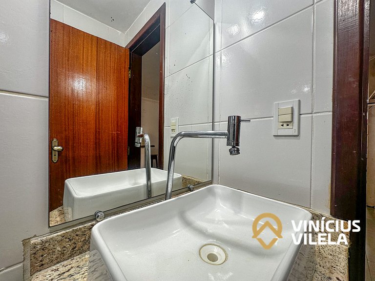 Duplex 2 suítes (com ar), cond. com piscina, sauna
