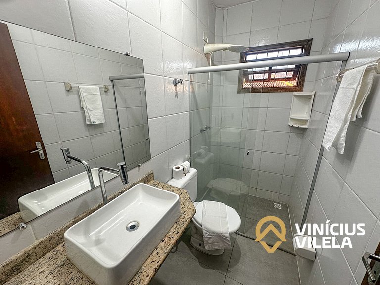 Duplex 2 suítes (com ar), cond. com piscina, sauna