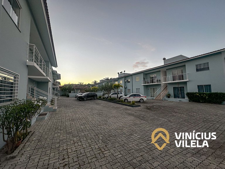 Apê Terreo 2Q+AR prox. Barraca Gaúcho(com piscina)