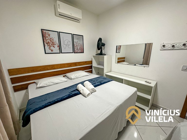 Apê Terreo 2Q+AR prox. Barraca Gaúcho(com piscina)