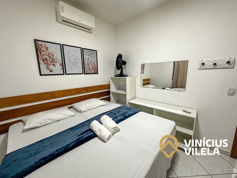 Apê Terreo 2Q+AR prox. Barraca Gaúcho(com piscina)