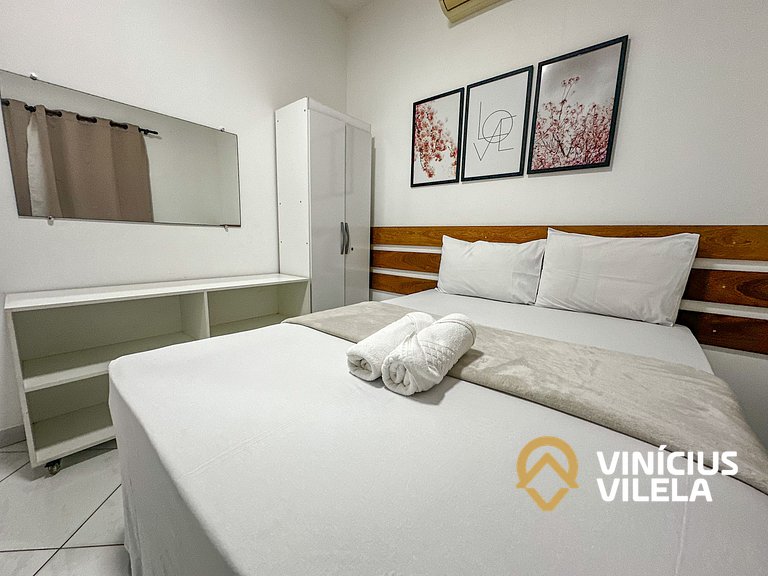 Apê Terreo 2Q+AR prox. Barraca Gaúcho(com piscina)