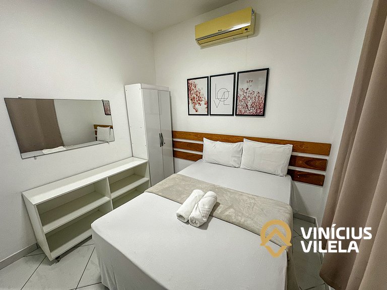 Apê Terreo 2Q+AR prox. Barraca Gaúcho(com piscina)