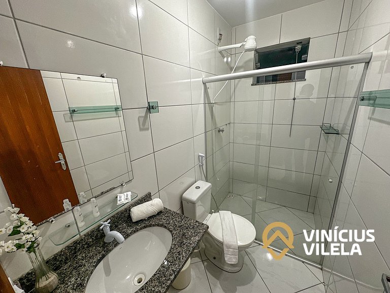 Apê Terreo 2Q+AR prox. Barraca Gaúcho(com piscina)