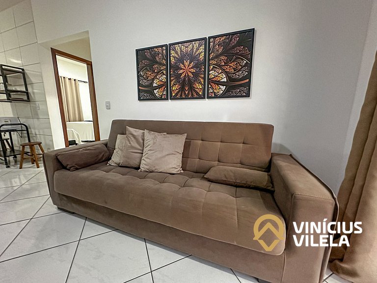 Apê Terreo 2Q+AR prox. Barraca Gaúcho(com piscina)