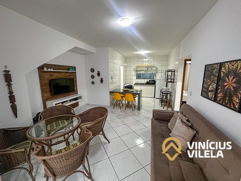Apê Terreo 2Q+AR prox. Barraca Gaúcho(com piscina)