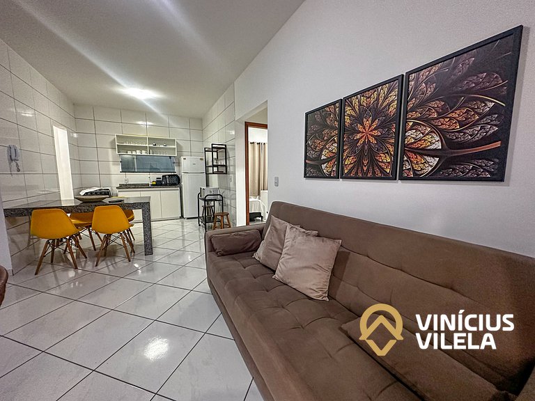 Apê Terreo 2Q+AR prox. Barraca Gaúcho(com piscina)
