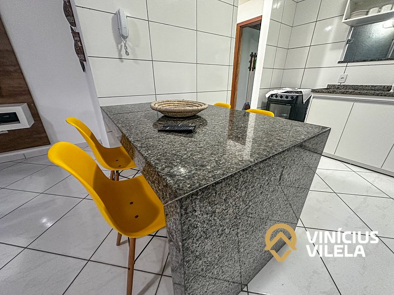 Apê Terreo 2Q+AR prox. Barraca Gaúcho(com piscina)