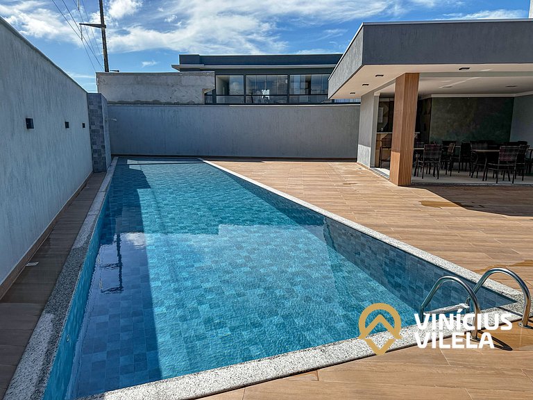 Apê com 3Q a 300m da Praia de Taperapuã