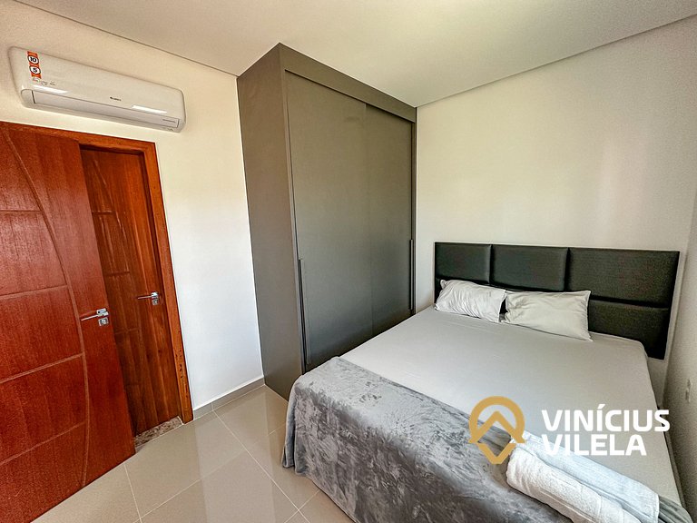 Apto 2 Quartos a 350m da Praia de Taperapuã