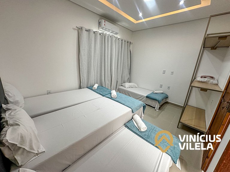 Apto 2 Suítes a 350m da Praia de Taperapuã