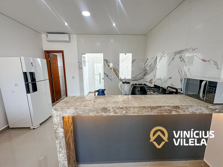 Apto 2 Suítes a 350m da Praia de Taperapuã
