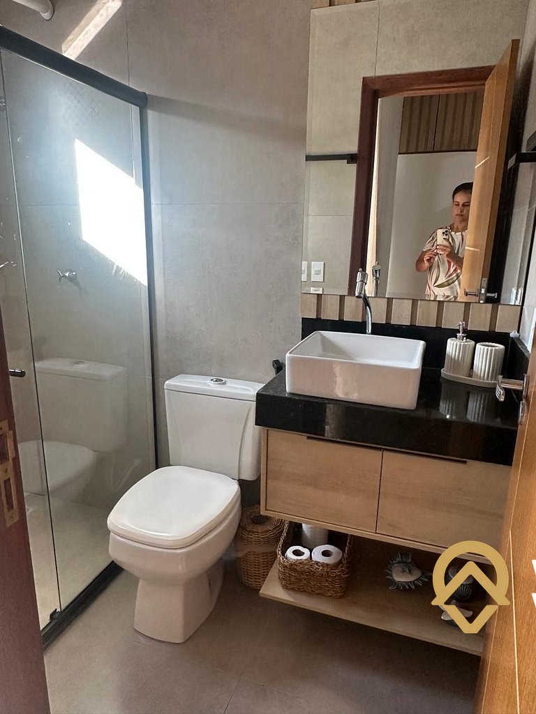 Casa 3Q toda clmatizada, Praia de Taperapuã