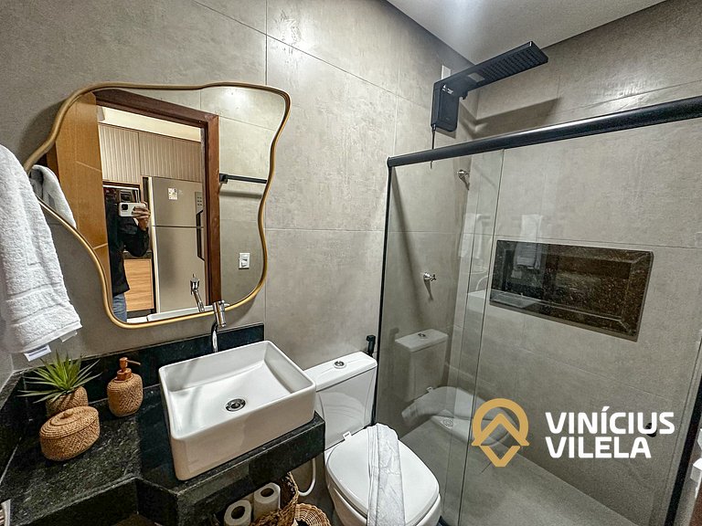 Casa 3Q toda clmatizada, Praia de Taperapuã
