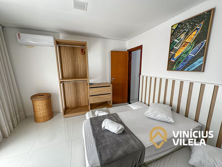 Casa 3Q toda clmatizada, Praia de Taperapuã