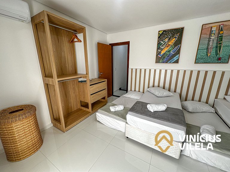 Casa 3Q toda clmatizada, Praia de Taperapuã