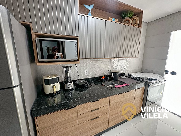 Casa 3Q toda clmatizada, Praia de Taperapuã