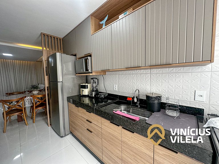 Casa 3Q toda clmatizada, Praia de Taperapuã