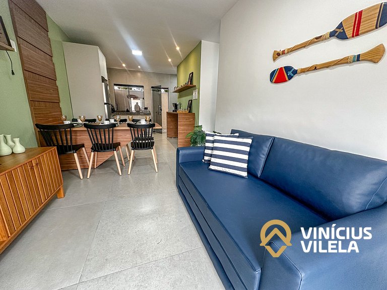 Apartamentos 3 quartos, próximo praia de Taperapuã