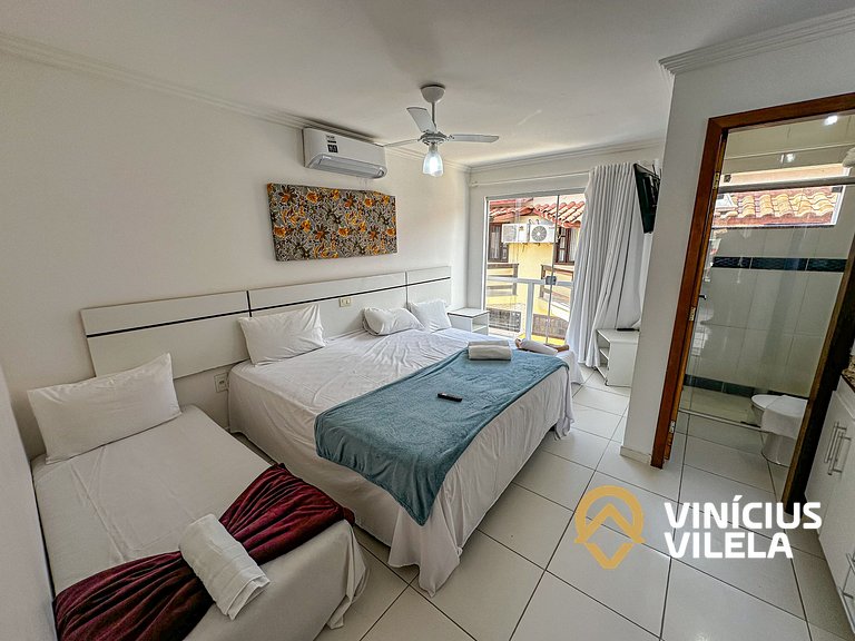Taperapuã | Flat com Piscina e Sauna