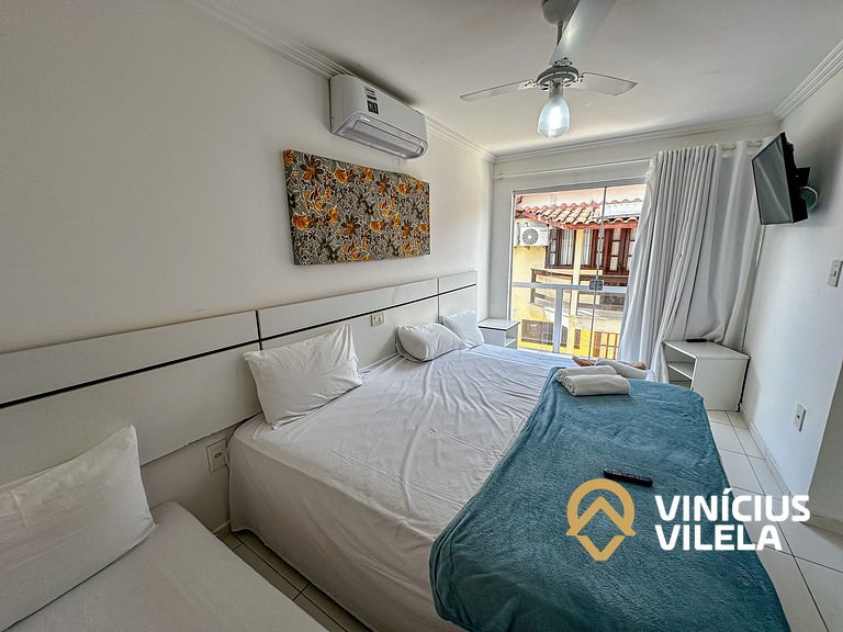 Taperapuã | Flat com Piscina e Sauna