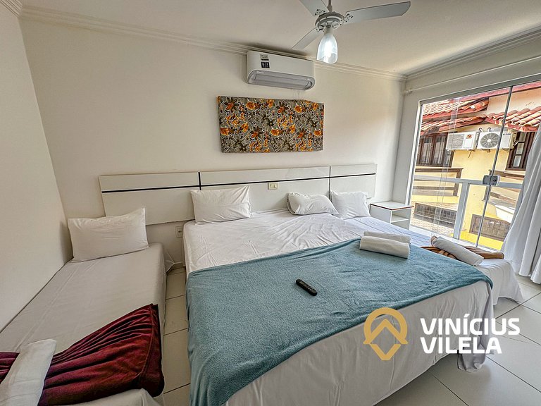 Taperapuã | Flat com Piscina e Sauna