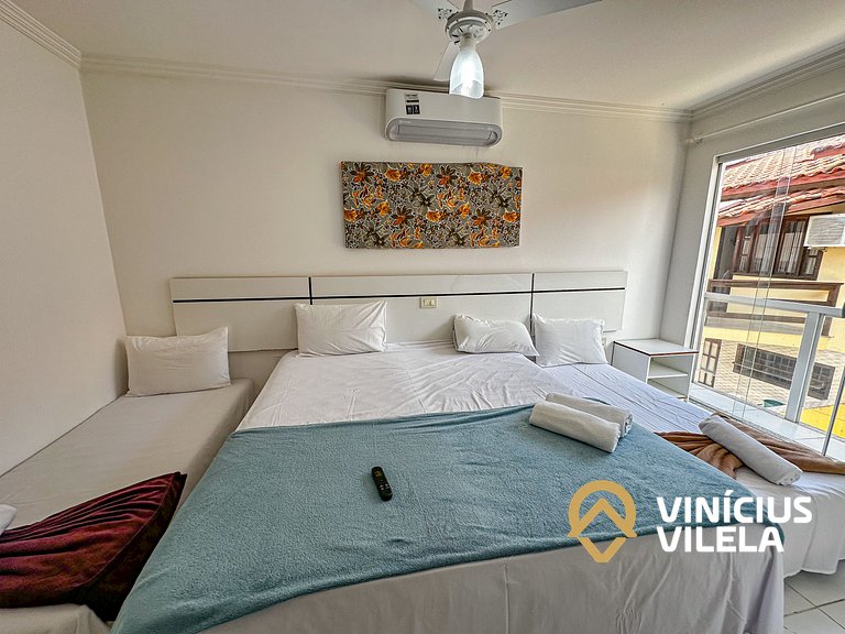 Taperapuã | Flat com Piscina e Sauna