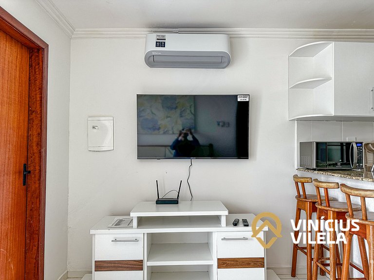 Taperapuã | Flat com Piscina e Sauna