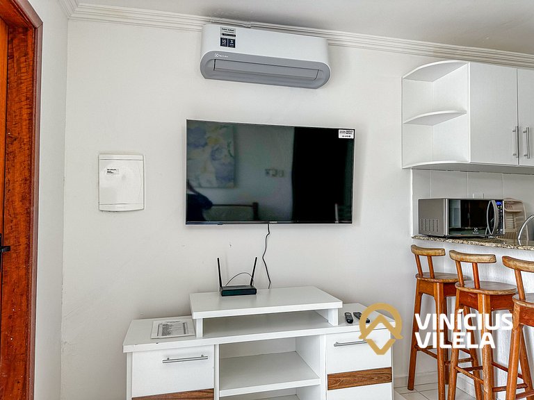 Taperapuã | Flat com Piscina e Sauna
