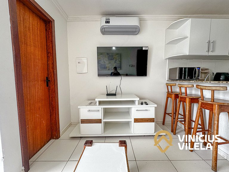 Taperapuã | Flat com Piscina e Sauna