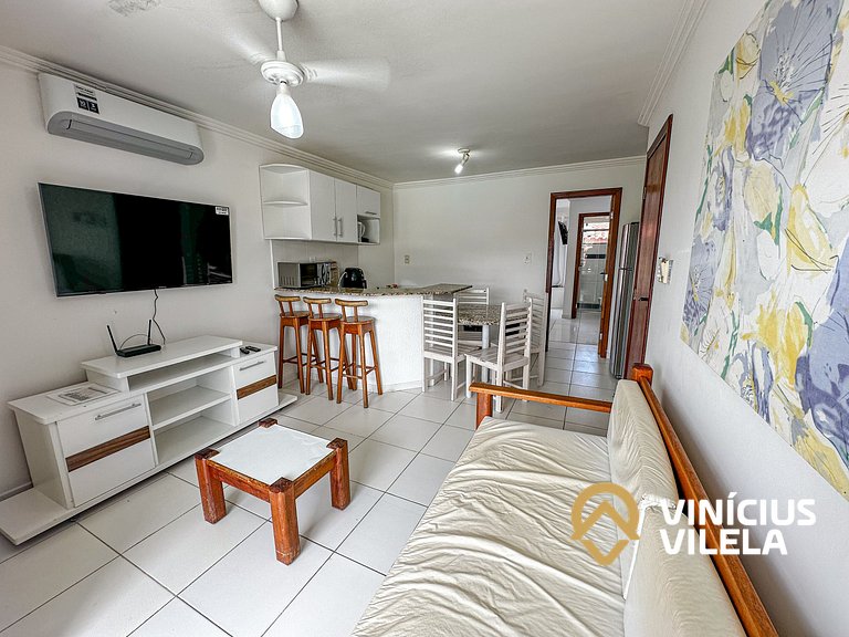 Taperapuã | Flat com Piscina e Sauna